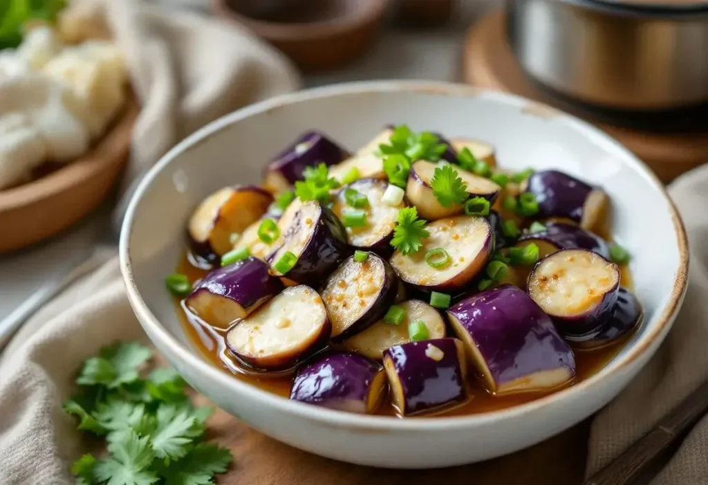 Ces aubergines vapeur qui fondent littéralement en bouche