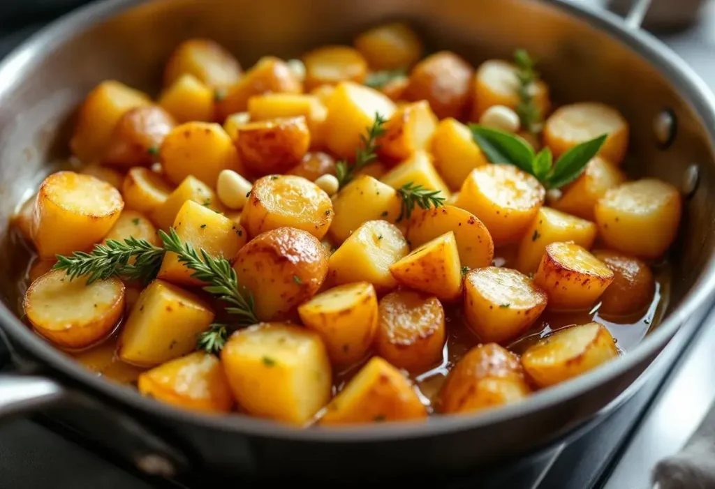 Ajoutez-le aux pommes de terre pendant la cuisson, elles seront encore plus délicieuses, parfumées et ultra fondantes
