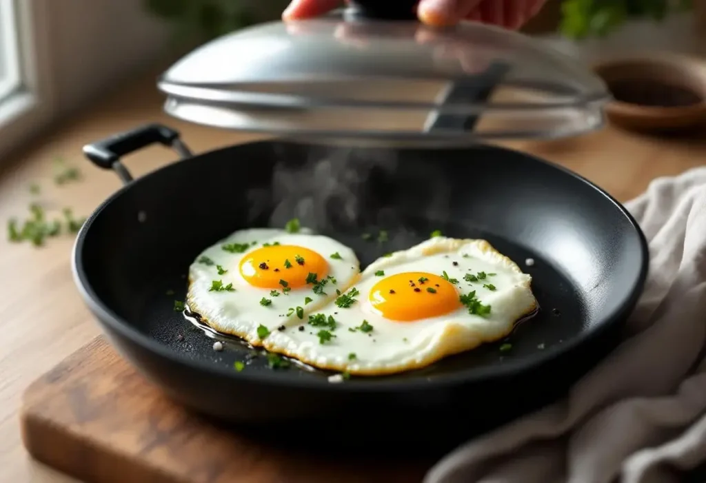 J’ai remplacé l’huile et le beurre dans mes œufs frits : un plat plus léger mais tout aussi gourmand
