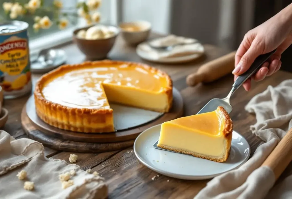 Plus rapide qu’un flan et aussi bonne qu’en boulangerie : ma tarte fondante express, ultra moelleuse