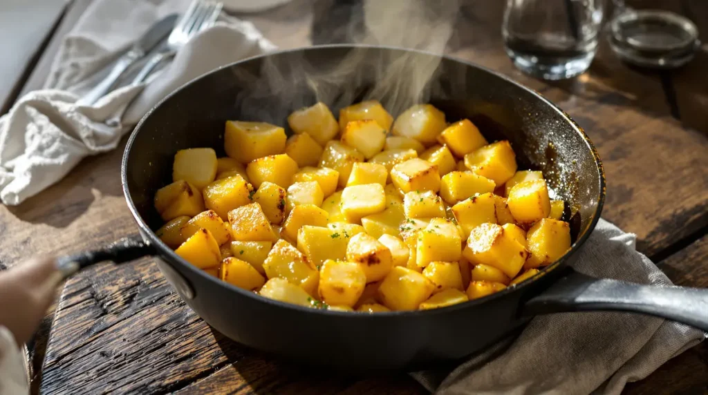 Ajoutez-le aux pommes de terre pendant la cuisson : elles seront encore plus savoureuses, délicieusement parfumées et ultra moelleuses