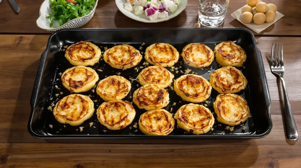 « Je les prépare en 10 minutes pour toute la famille » : mes galettes de pommes de terre crousti-dorées au four, nettement plus légères que des frites